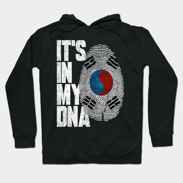 It's In My DNA Korean Shirt Proud Hispanic Gift South Korean Flag Hoodie by heart teeshirt